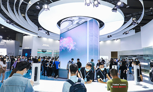 建博會首日Imk体育-MKsports官网3D全息科技展館驚艷亮相，智簡生活，即刻體驗！